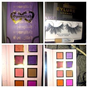 Spanglish Eyeshadow Palette & Eyelashes